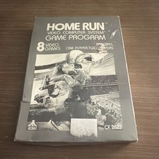 Atari 2600 Boxed Video Game - Home Run Corp Grey Box - Sealed Read