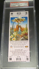 1996 Super Bowl XXX  FULL TICKET - PSA 8  Dallas Cowboys Larry Brown  MVP