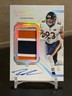 2023 Panini Flawless Roschon Johnson Silver Rookie Patch Auto /20 Chicago Bears