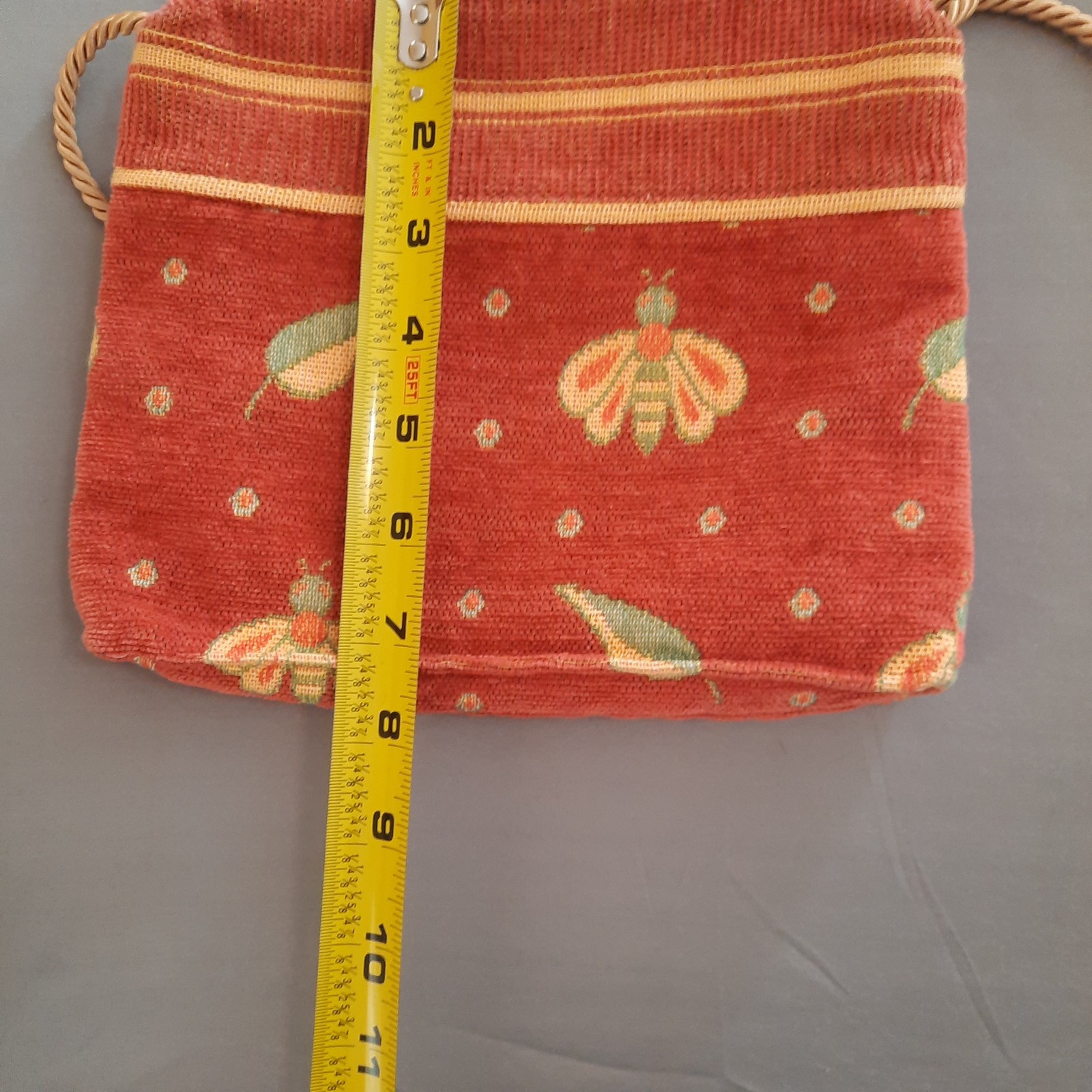 Tapestry Rectangular Terracotta-Colored Small Sho… - image 11