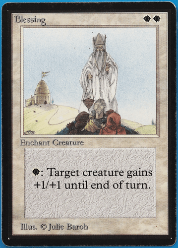 Blessing Beta PLD White Rare MAGIC THE GATHERING MTG CARD (ID# 500733) ABUGames - Picture 1 of 2