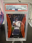 2024 Panini Select  Draft Selection Memorabilia Caleb Williams #DSMCWS Red PSA 9