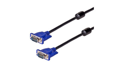 Kabel VGA Akyga AK-AV-01 niebieskie wtyczki 1.8m ver. 15 pin