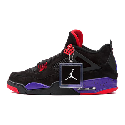 靴 Air Jordan 4 Retro Black Purple Red Size 8 - Jordan 4 Retro NRG Raptors 2018 for sale online | eBay