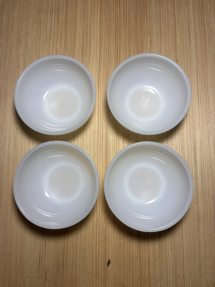 25+ Anchor Hocking Fire King White Soup Bowl Glass for sale