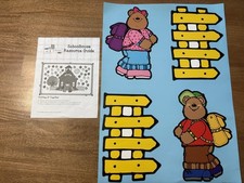 90s Y2K CarsonDellosa DJ Inkers Schoolhouse Bulletin Replacemen Bears DJ -610010