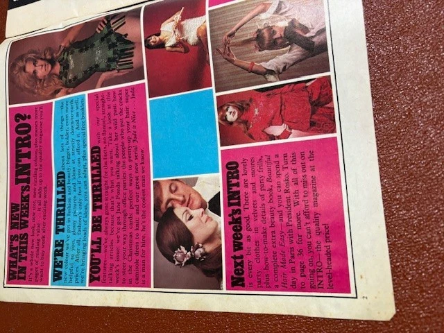 INTRO Magazine  1967 Swinging Sixties, december 9th  1967 jane fonda star signs - Image 3 of 4