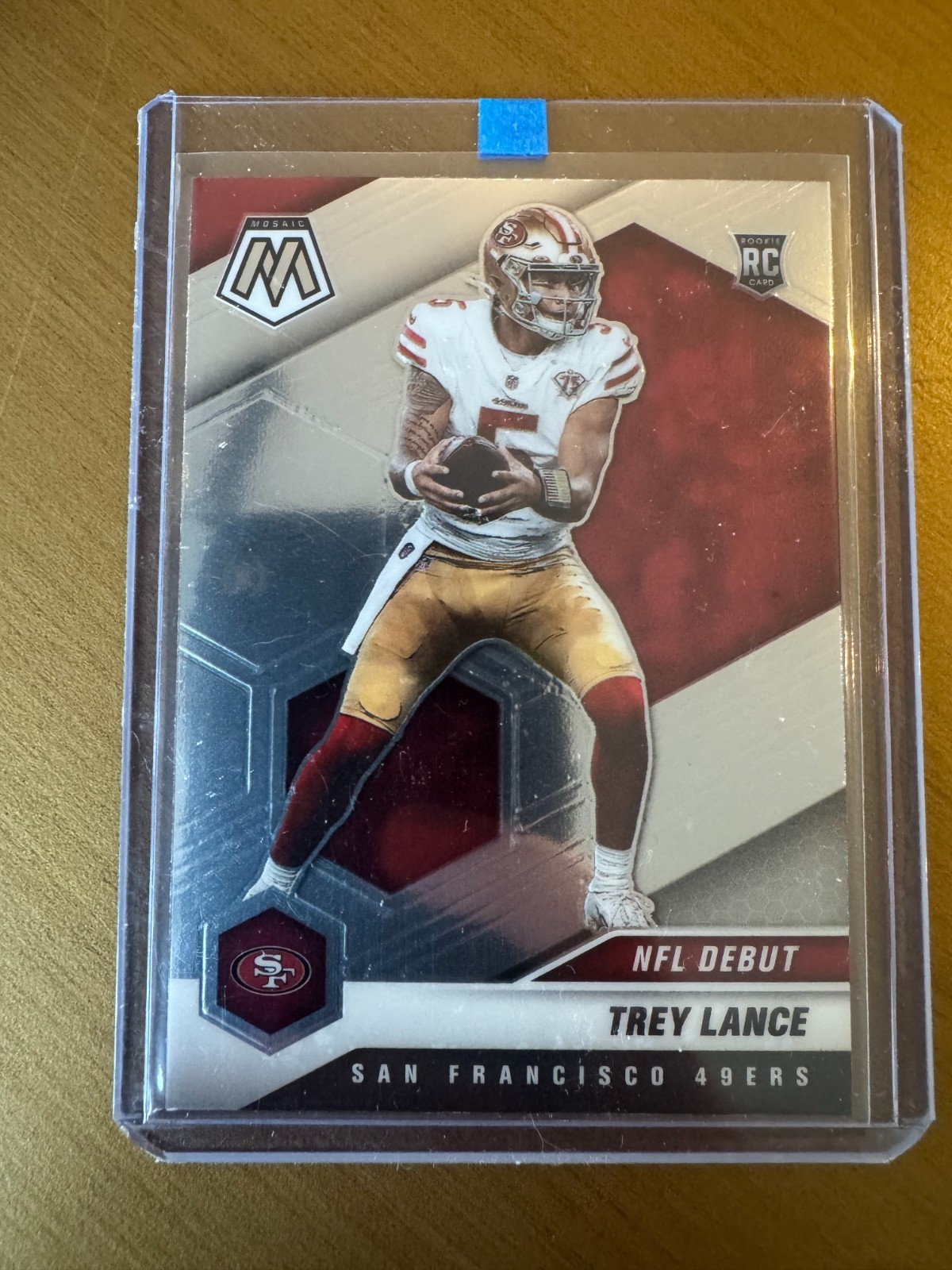 2021 Panini Mosaic #244 Trey Lance Rookie Card NFL Debut