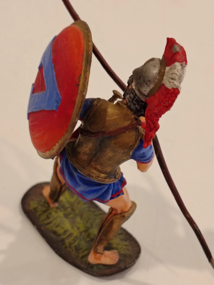Russian Hand Painter Greek Warrior 54mm Mint Bought 2000. Artlevel Exquisite... - image 3 of 4