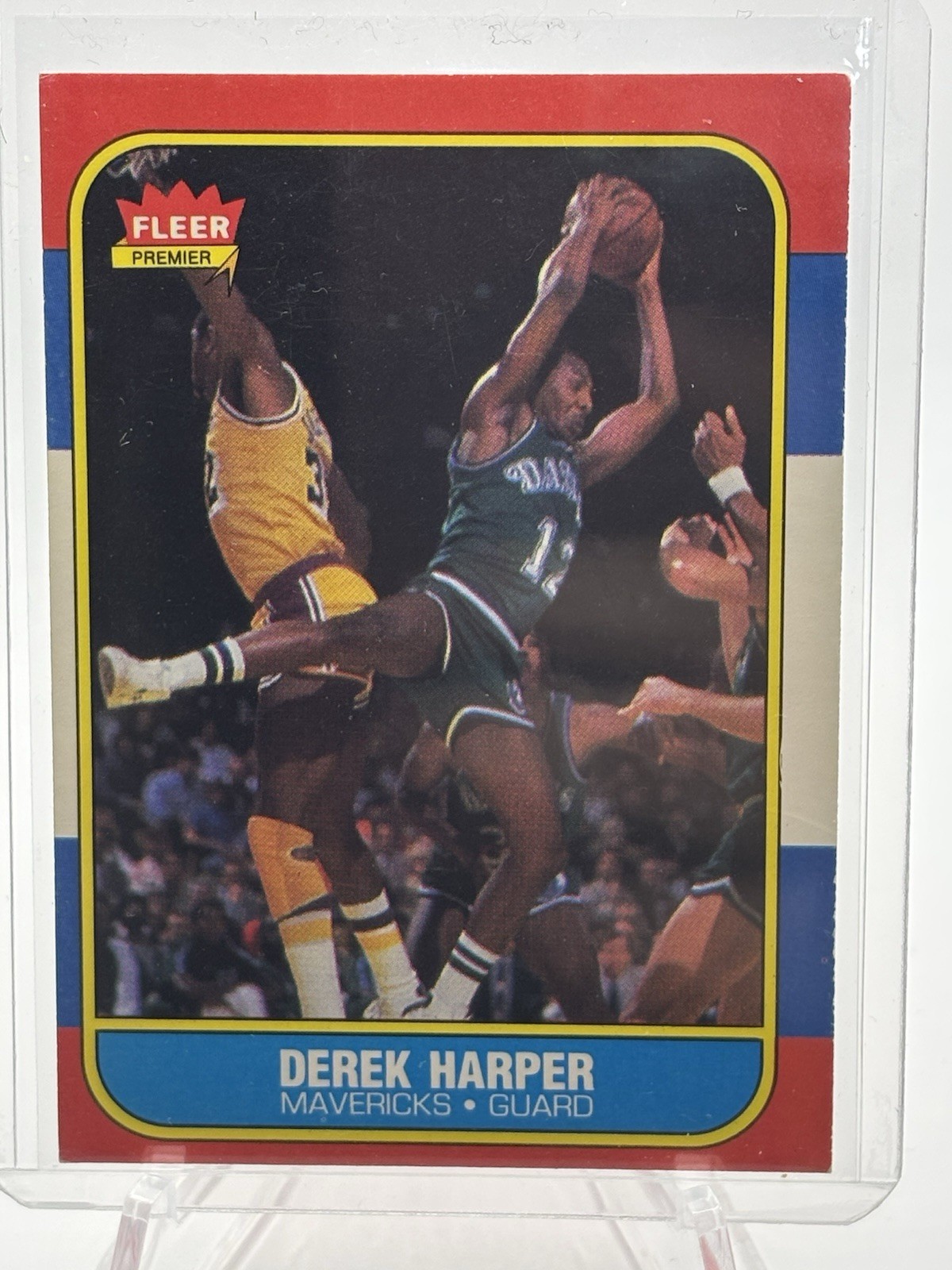 1986-87 Fleer - Derek Harper #44