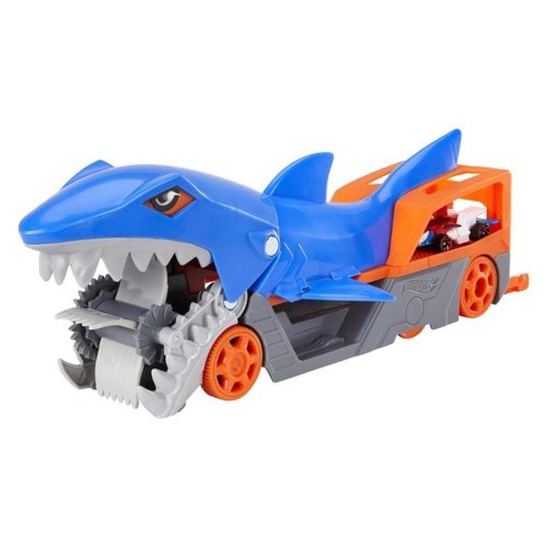 Mattel Shark Chomp Transporter Mit Auto 1:64 HOT Wheels-image