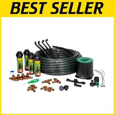 #ad Professional In Ground Sprinkler System Kit $177.99