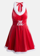 Santa Halter Dress~No Boundaries~XXS, M, L, XL or XXL~NWT~After Cmas Sale