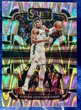 2023-24 Panini Select #60 Giannis Antetokounmpo Tectonic Prizm