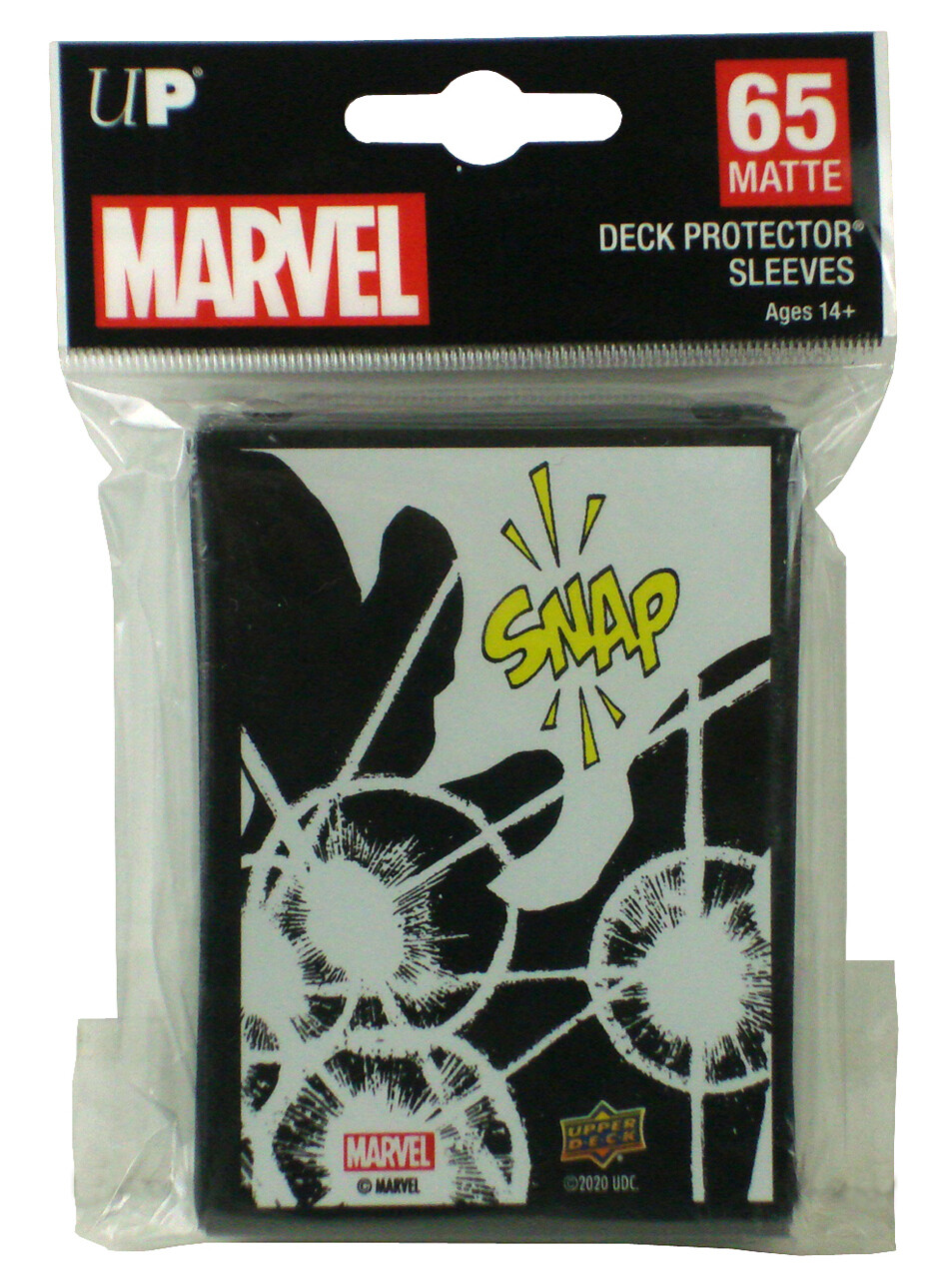 Upper Deck Marvel Deck Protector Collectible Card Sleeves Thanos 65 Count New