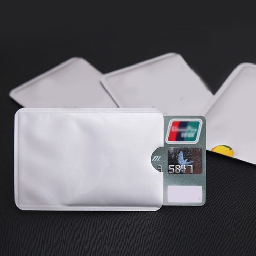 10Pcs RFID Blocking Sleeve Credit Card Protector Anti Theft Cover Case Cover ┊ - Zdjęcie 6 z 19