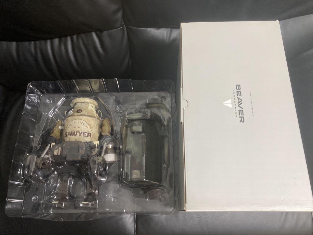 その他 threeA BEAVER INDUSTRIES Milky Bot ThreeA 3a Toys 1/6 Scale Milky Bot Beaver Industries Sawyer