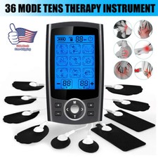 36 Modes Tens Unit Muscle Therapy Pain Relief Stimulator Machine Pulse Massager.