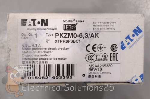 Moeller PKZM0-10 PKZM0 BK25/3-PLZ0-E Manual Motor Starter *Set Of 3 - Foto 5