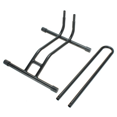 MHBS03 Fahrradständer Aus Stahl – Bodenhalterung Für Räder Bis 26 Zoll, Gummiert & Lackiert