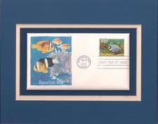 ACQUARIUM FISH - FRAMEABLE POSTAGE STAMP ART - 0053