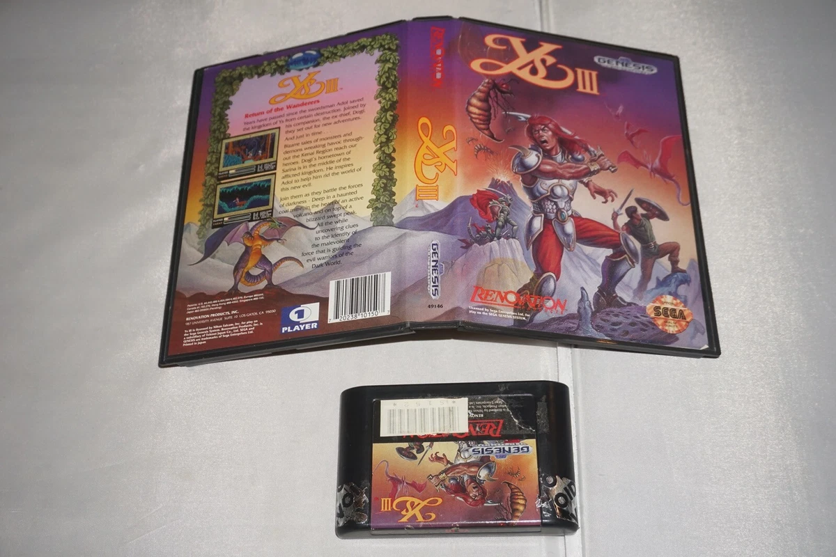 Ys III: Wanderers From Ys Video Games for sale | eBay