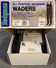 New! Hodgman All Purpose Neoprene Bootfoot Fishing Wader Size: L, Style: 1SP10