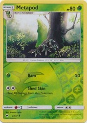Metapod 2/147 Burning Shadows Reverse Holo Uncommon