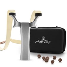 Majesty Forest® Profi Steinschleuder Set "Hawk" - Inkl. Bänder, Tasche, Kugeln