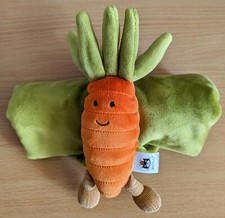 Jellycat Vivacious Vegetable Carrot Soother Retired Excellent Condition 