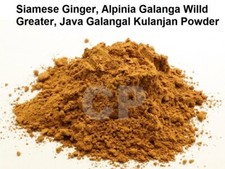 Siamese Ginger Alpinia Galanga Willd Greater Java Kulanjan Powder 50gm 1.7 OZ .