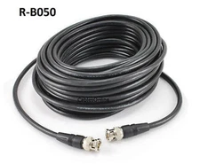 50ft. RG59/U 75ohm Coaxial Video Cable w/ BNC Male to Male Connectors, R-B050