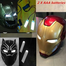 DIY LED Light Eyes White For Ironman Batman/Black Panther Helmet Mask Eye Part