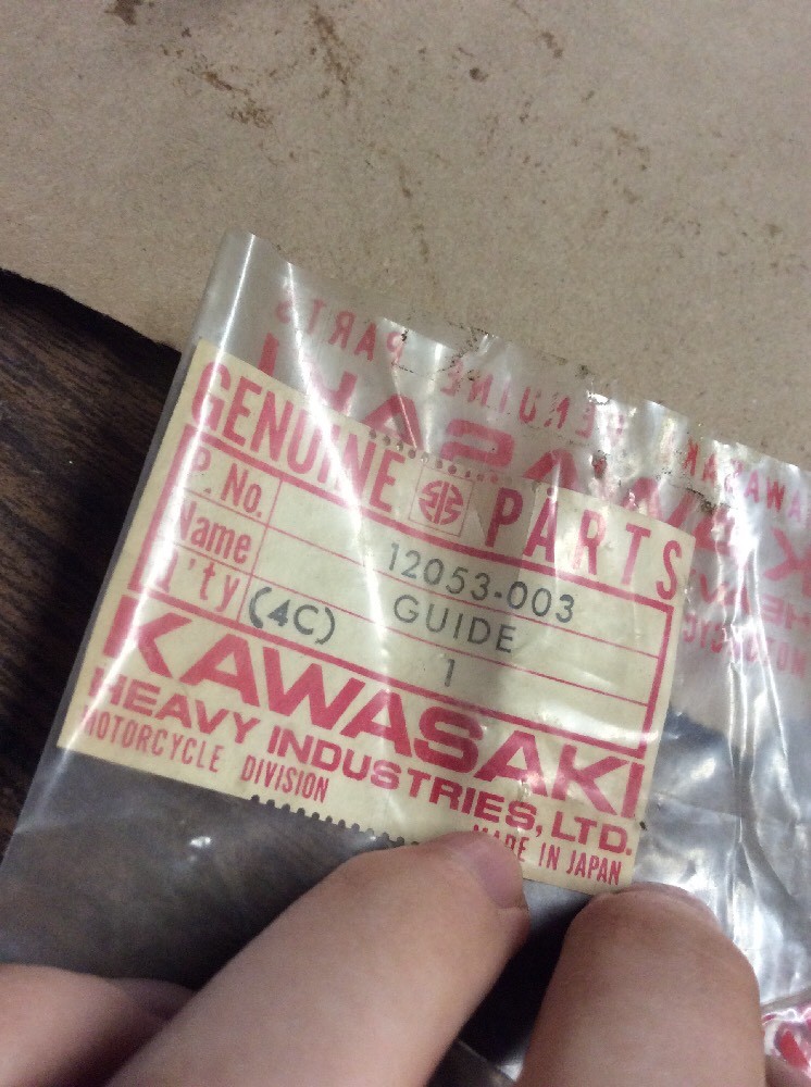 KAWASAKI KZ400 KZ 400 REAR CAM CHAIN GUIDE OEM NOS 12053003 eBay