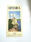 1960's Turkey Road Map Istanbul Ministry of Press Broadcasting & Tourism