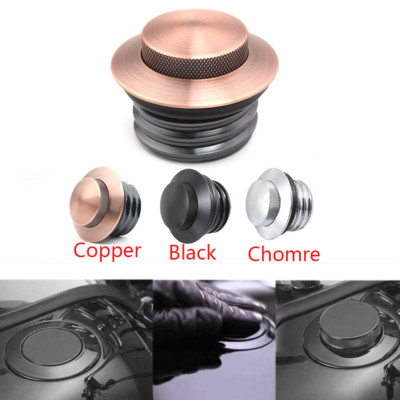 Flush Mount Pop Up Vented Fuel Tank Gas Cap for Harley Davidson Screw In Type