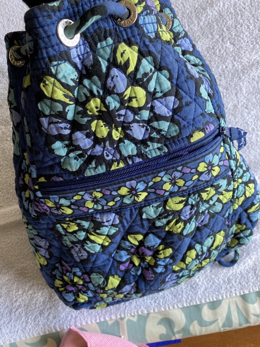 Vera Bradley Campus Backpack in Indigo Pop *USED EXCELLENT  display picture 2