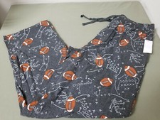 New Mens Joe Boxer Football Play Print Drawstring Lounge Sleep Pants.