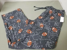 New Mens Joe Boxer Football Play Print Drawstring Lounge Sleep Pants.