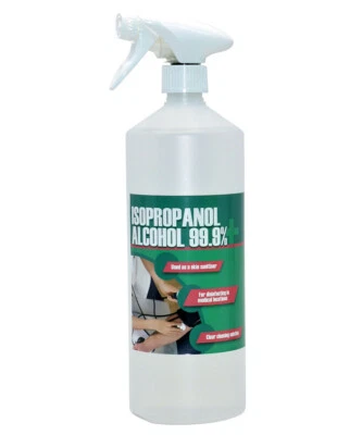 PURE CHEM Isopropanol Alcohol IPA 99.99% Medical Grade Disinfectant 1L Spray Isopropyl
