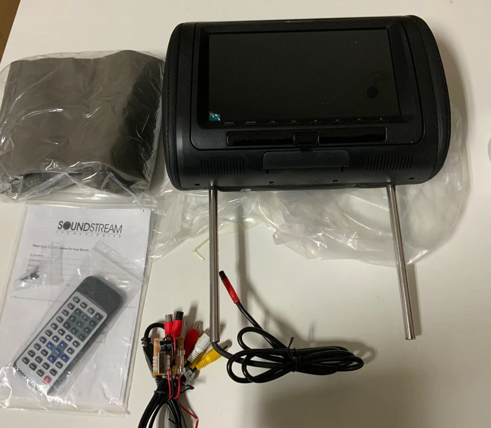 🕷️ Soundstream VHD-90CC Universal Replacement Headrest 9" LCD 🆕 As Shown - Image 2 of 4