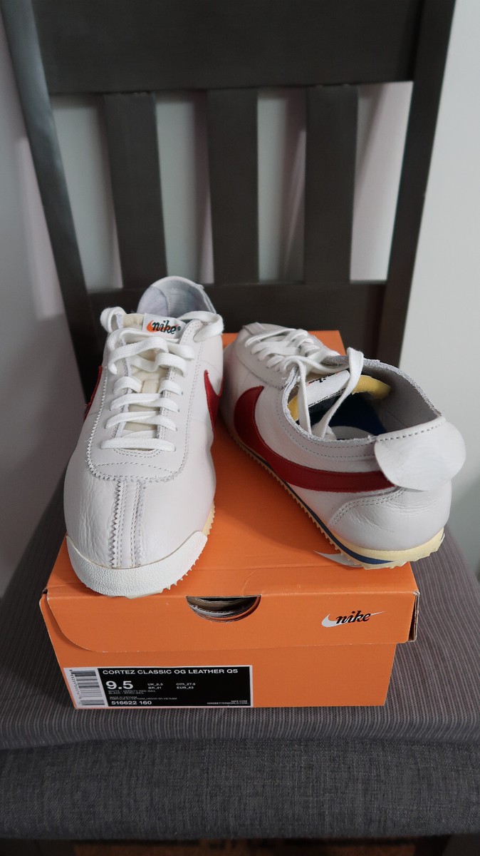 DS Nike Cortez men’s 9.5 Nike Cortez Leather White / Grey (Size 9.5) DS — RootsBK main image 4
