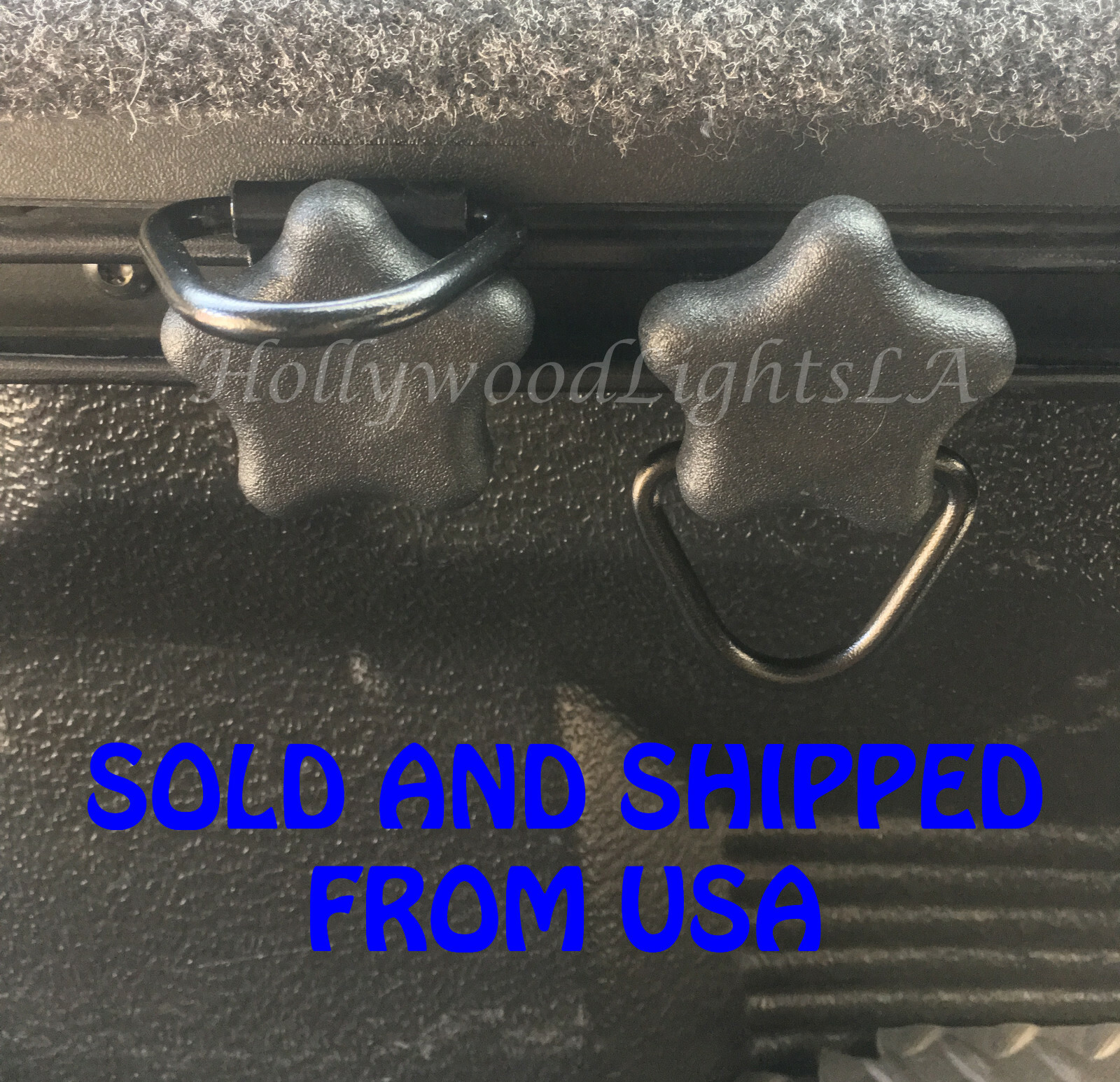 2x Adjustable Bed Rail Cleats DRING mount fits Tundra Overland