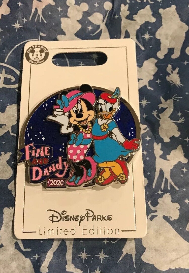 Disney Fine and Dandy 2020 Minnie Mouse And Daisy Duck Pin LE 5000 New In Hand