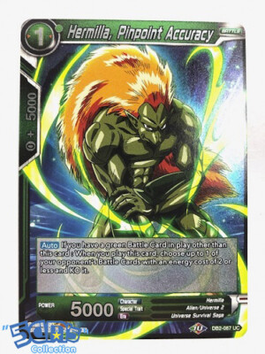 Dragon Ball Super TCG Hermilla,Pinpoint Accuracy DB-2087 UC foil Divine 