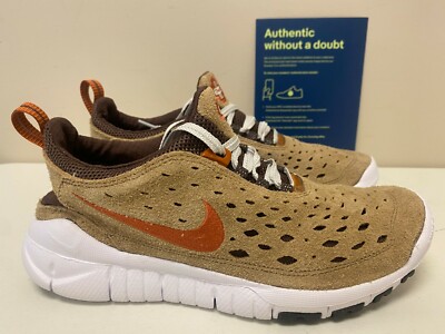 Mens 8 Nike Free Run Trail Dark Driftwood/Dark Russet CW5814 200