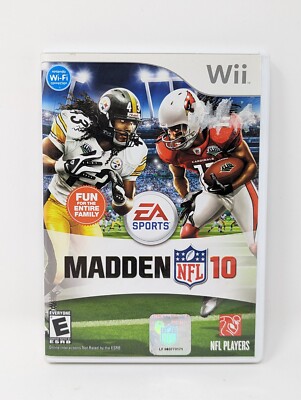 Madden NFL 10 Nintendo Wii Video Game Complete CIB Manual Tested ...