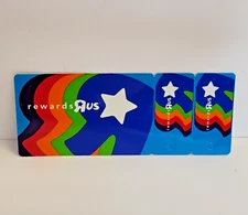 Vintage Reward Toys R Us Membership Card 2012 Rare Unpunched with Keychain Cards