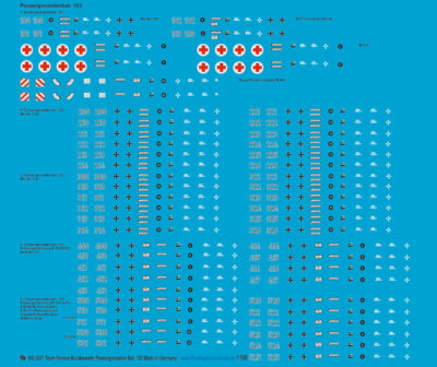 Peddinghaus Decals 1/100 3531 Team Yankee Bundeswehr Panzergrenadier Bat 103