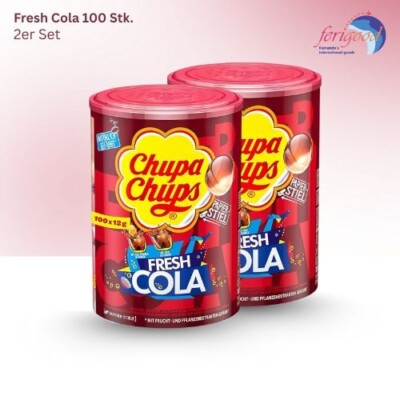 Chupa Chups Fresh Cola Lollipops à 2 x 100 x 12g